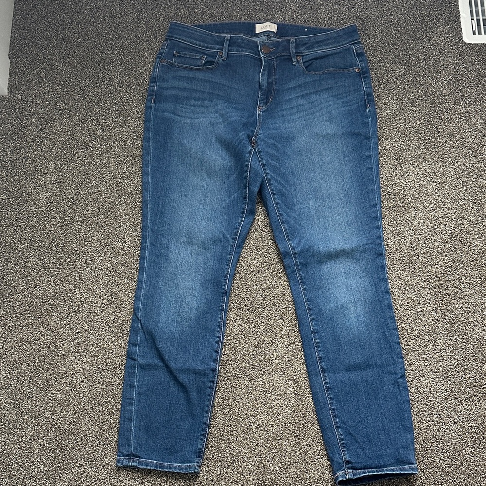 LOFT Dark Blue Women's Skinny Jeans